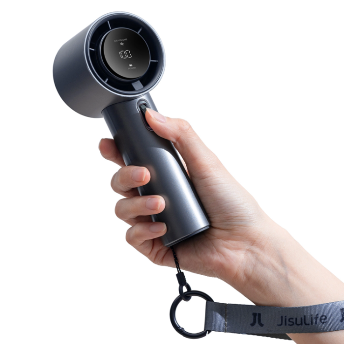 Jisulife - Jisulife Bärbar USB Handfläkt 3600 mAh Pro1 FA53 - Blå