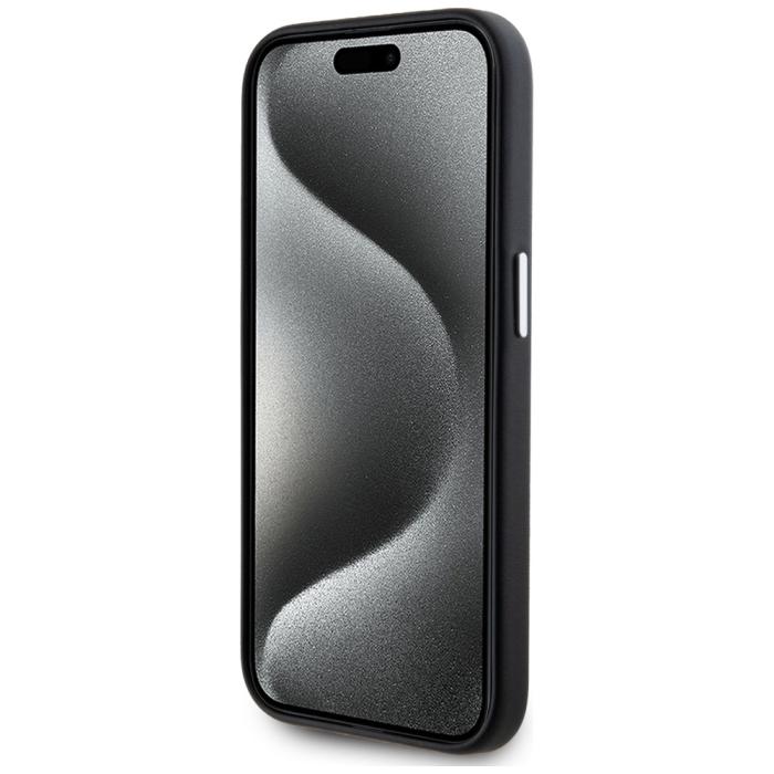 KARL LAGERFELD - Karl Lagerfeld Mobilskal till iPhone 15 Pro Max MagSafe MagSafe Metal Plate