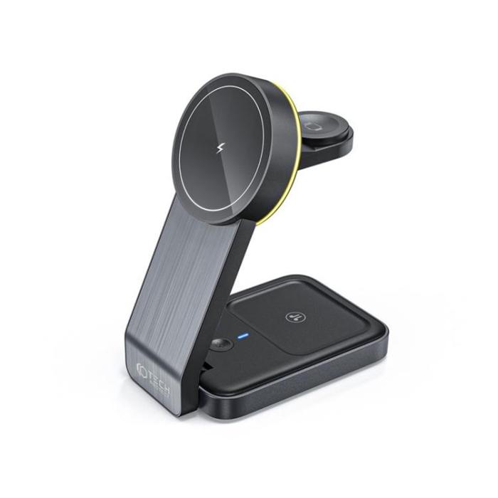 Tech-Protect - Tech-Protect 3-in-1 Trådlös Laddare Magsafe iPhone, Apple Watch, AirPods A28