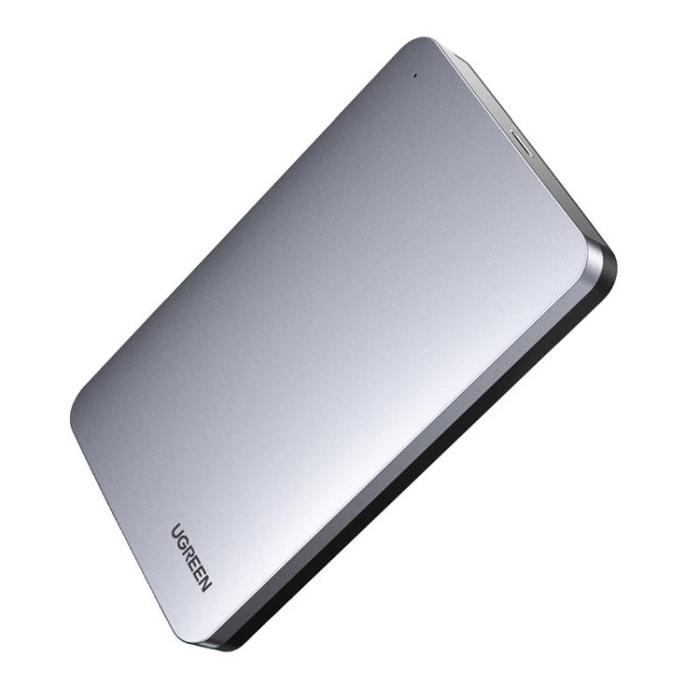 Ugreen - Ugreen Fickhöljet Hårddisk 2.5'' Sata 6Gbps Typ-C Kabel 0.5m - Grå