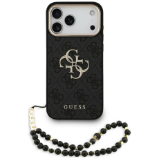 Guess - Guess Mobilskal f&ouml;r iPhone 18 Pro/17 Pro med Rem Metal Trims Logo