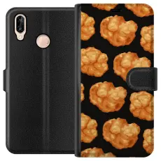 Gustaf - Pl&aring;nboksfodral till Huawei P20 lite med Nuggets