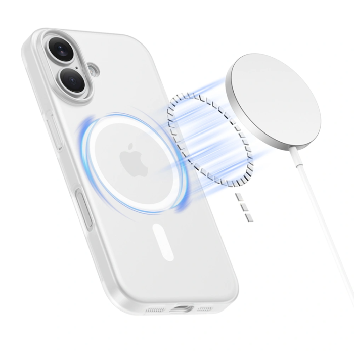 Tech-Protect - Tech-Protect iPhone 17 Mobilskal Magsafe Slim - Matte Vit