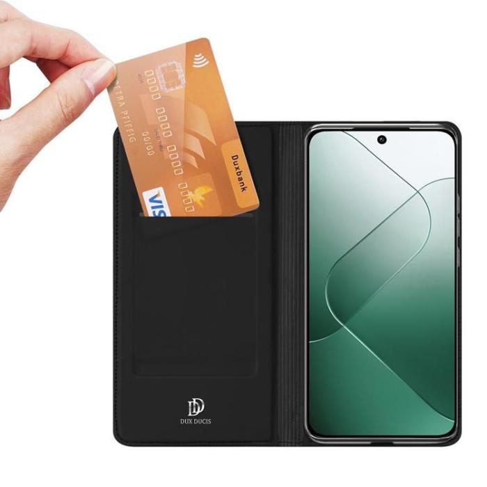 Dux Ducis - Dux Duxis Xiaomi 14 Plånboksfodral Skin Pro - Svart