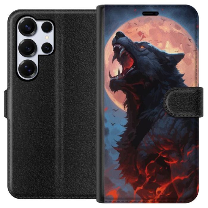 iSecrets - Plånboksfodral till Samsung Galaxy S25 Ultra med Ylande varg