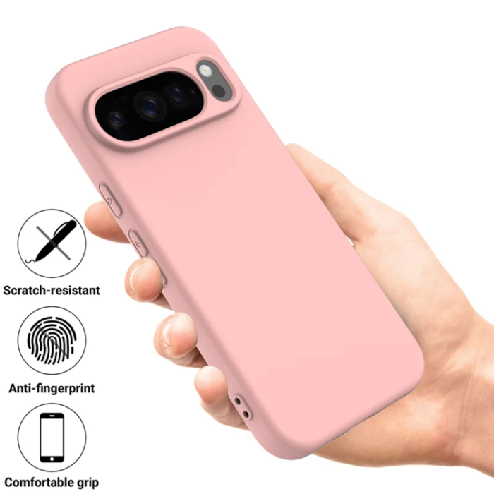 A-One Brand - Google Pixel 10 Pro Mobilskal Liquid Silikon - Rosa