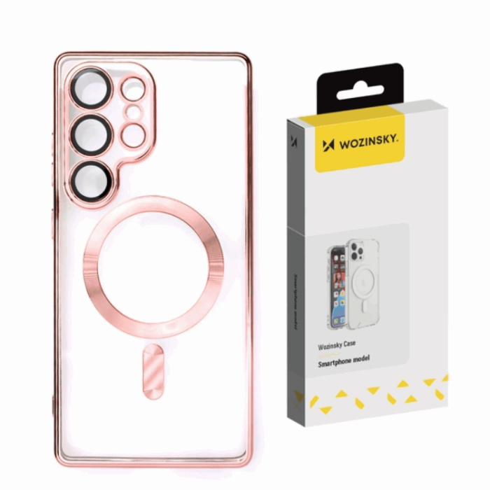 Wozinsky - Wozinsky Galaxy S25 Plus Mobilskal Magsafe Electroplated - Rosa