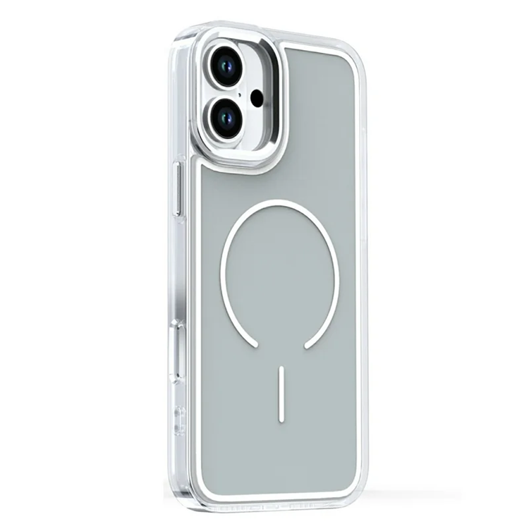 iPhone 16 Plus Mobilskal Magsafe Electroplated - Grå (Grå) | 2353 | AlltMobil