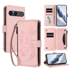 A-One Brand - Sony Xperia 10 VII Plånboksfodral Butterfly Floral - Rosa