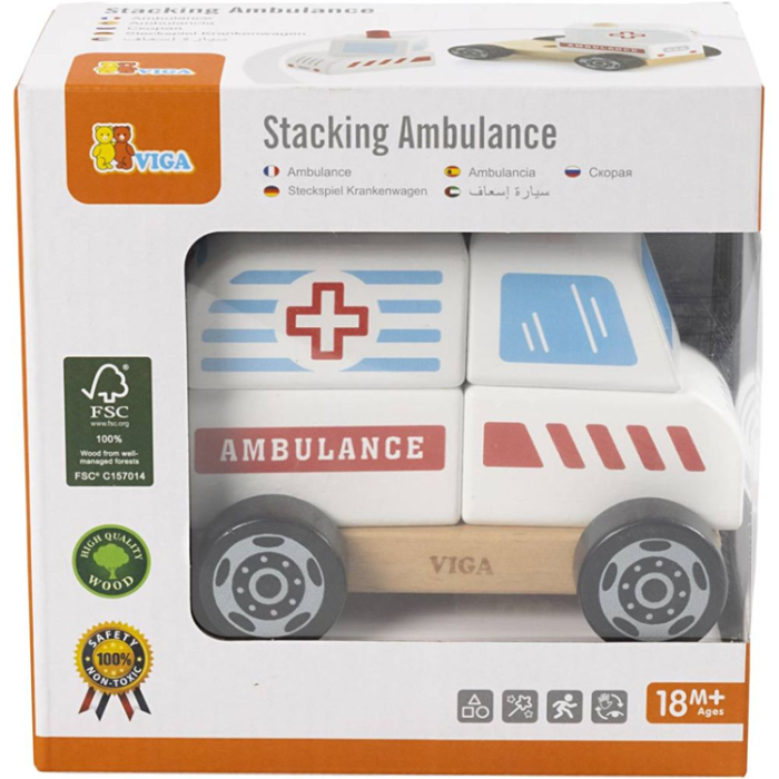 A-One Brand - VIGA Stapelambulans i trä