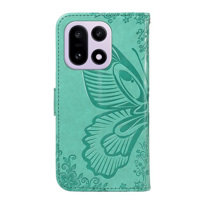 A-One Brand - OnePlus 15 Plånboksfodral Butterfly Pattern Konstläder