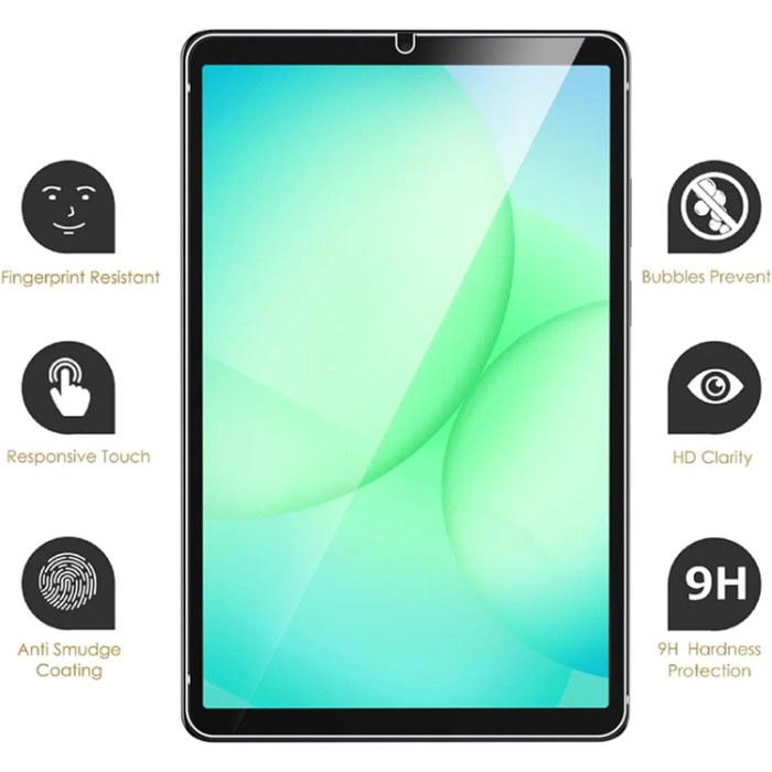 A-One Brand - Galaxy Tab A11 Skal TPU Drop-Resistant med Härdat Glas - Clear