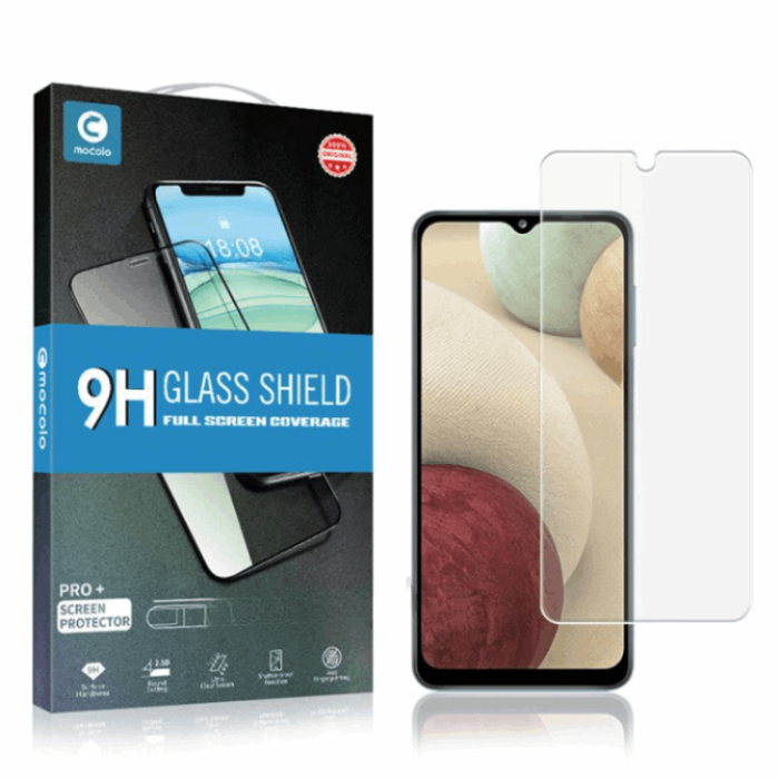 Mocolo - MOCOLO Härdat Glas Skärmskydd till Samsung Galaxy A12 - Clear