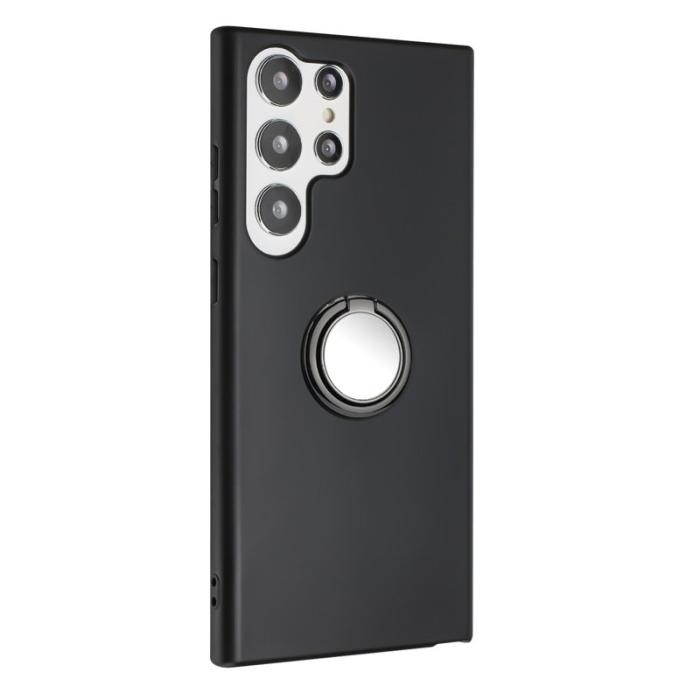 OEM - Mobilskal till Samsung Galaxy S26 Ultra Ring Kickstand Mjuk TPU Matt - Svart