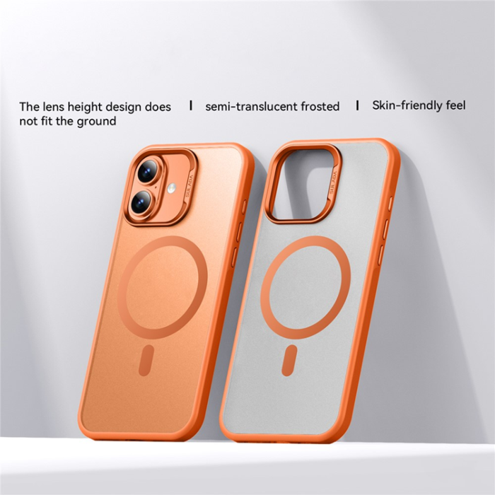 SULADA - SULADA iPhone 17 Mobilskal MagSafe PC+TPU - Orange