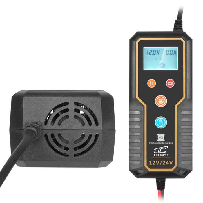 LTC - LTC Automatisk Laddare, Mikroprocessorlikriktare 12V/24V 15A