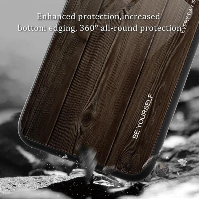 Taltech - Galaxy S24 Plus Mobilskal med Tryck och Baksida - Ljust Trä
