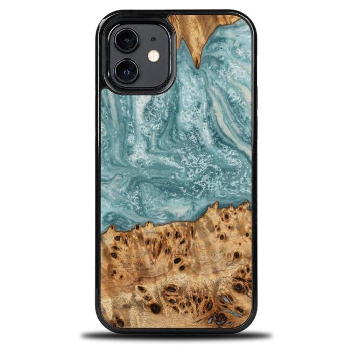 Bewood - Bewood iPhone 12/12 Pro Mobilskal Unique Uranus - Vit/Blå