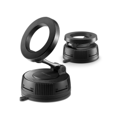 Spigen - Spigen Bilh&aring;llare Instrumentbr&auml;da Magsafe Magnetic Vcuumlock - Svart