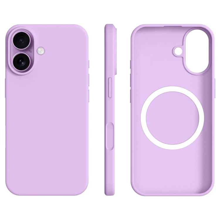 iPhone 17 Mobilskal MagSafe Ultra Thin Silicone - Dreamy Lila | 2353 | AlltMobil