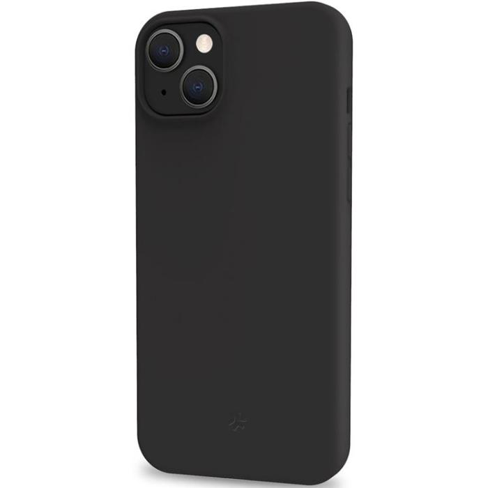 Celly - Celly iPhone 15 Plus Mobilskal Cromo Soft Rubber - Svart