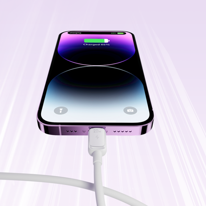 Joyroom - Joyroom USB-C till lightning kabel 20W 1.2m - Vit