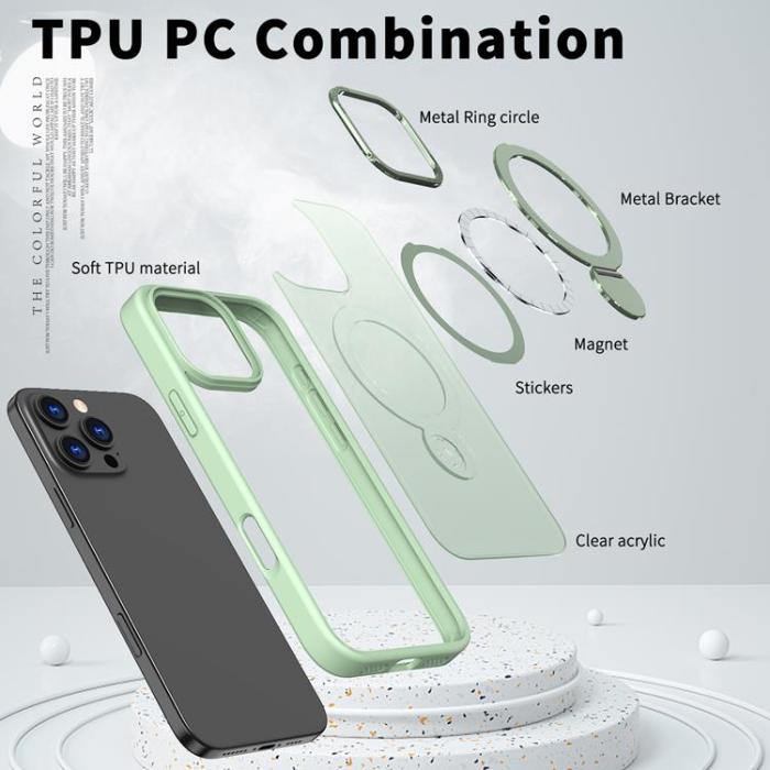 A-One Brand - iPhone 16 Pro Mobilskal MagSafe Rotating Kickstand