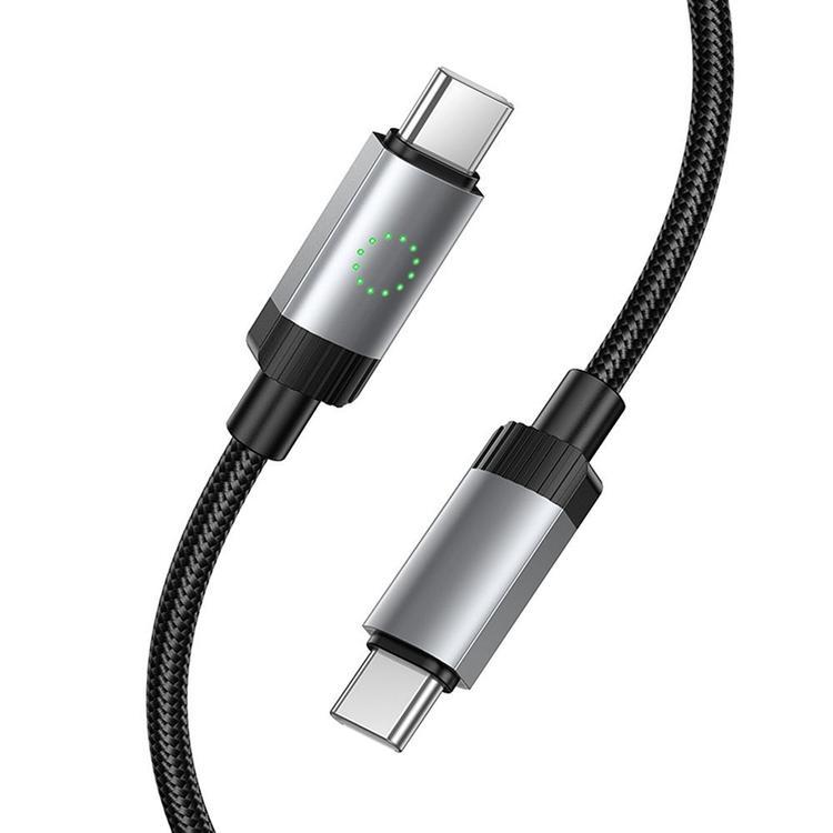 HOCO USB-C till USB-C 60W Kabel 3A 1m X117 - Svart | 3541 | AlltMobil