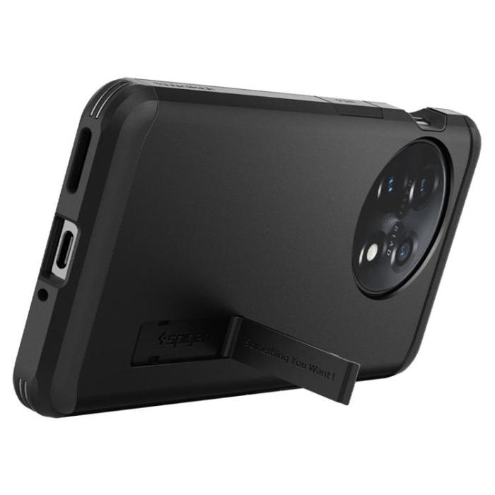 UTGATT - Spigen Oneplus 11 5G Mobilskal Tough Armor - Svart
