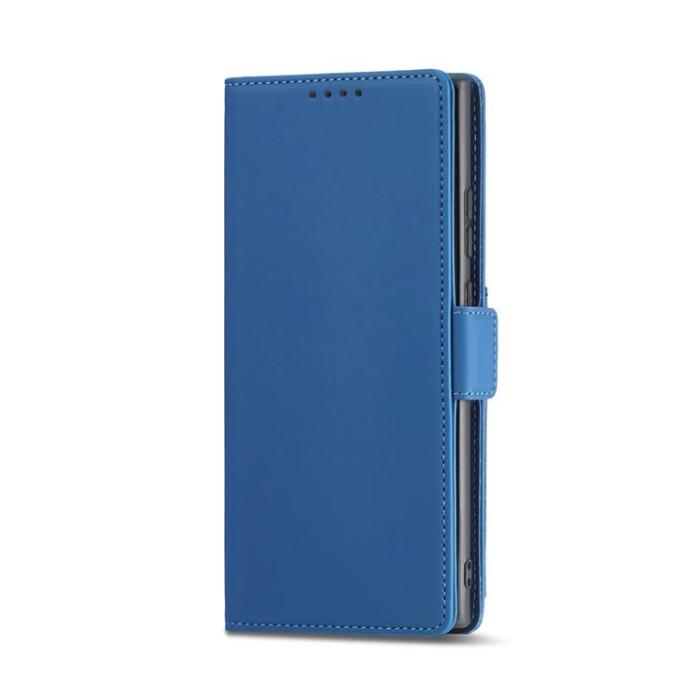 OEM - Galaxy S22 Ultra Plånboksfodral Magnet Stand - Blå