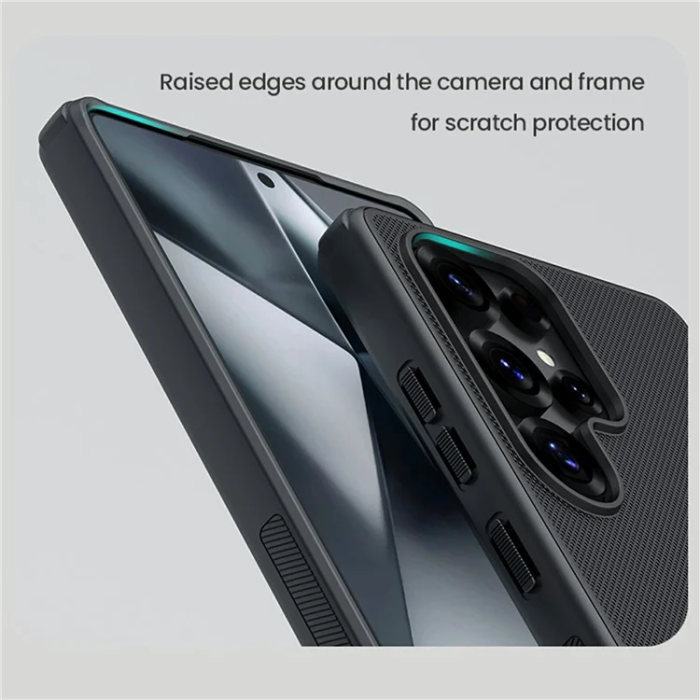Nillkin - Nillkin Galaxy S25 Ultra Mobilskal Magsafe Frosted Shield Pro - Svart