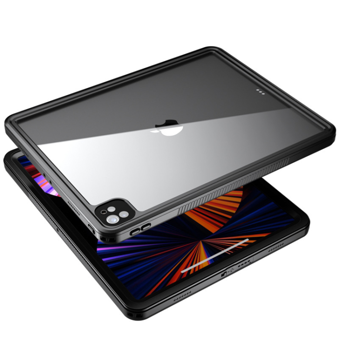 OEM - iPad Pro 10.5 (2017/2019) Skal SHELLBOX Vattentät Shockproof - Svart