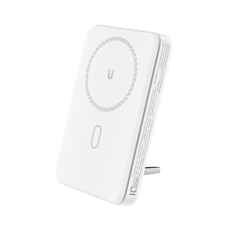 Acefast Trådlös Powerbank 10000mAh 20W med Kabel - Vit | 505295 | AlltMobil