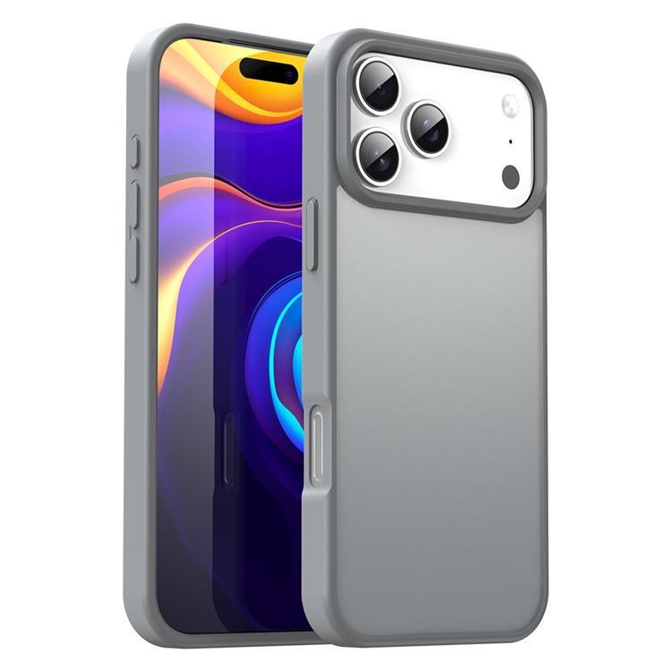 iPhone 17 Pro Max Mobilskal Skin Touch Matte - Silver (Silver) | 2353 | AlltMobil