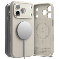 Tech-Protect - Tech-Protect iPhone 17 Pro Mobilskal Magsafe Magnetic Silikon - Stone