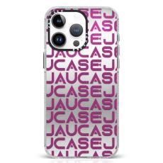 JAUCASE - JAUCASE iPhone 15 Pro Max Mobilskal Letters Design Matte - Lila