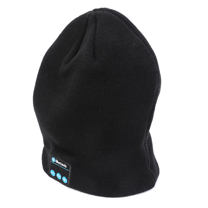 A-One Brand - Beanie Mössa med inbyggt bluetooth-headset - Svart