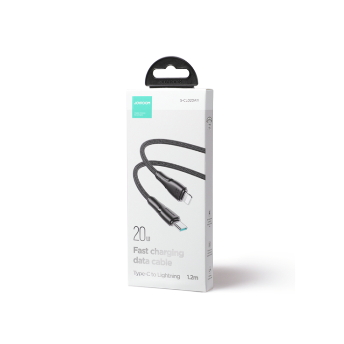 Joyroom - Joyroom Surpass USB-C till Lightning kabel 20W 1.2m - Svart