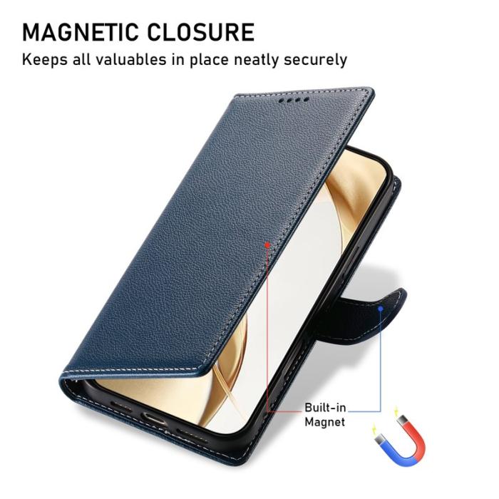 OEM - Plånboksfodral för Samsung Galaxy S26 Magnetiskt Konstläder - Mörkblå