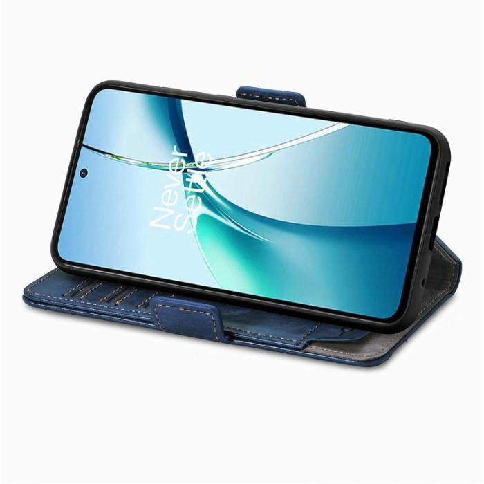 CASENEO - CASENEO Plånboksfodral för Samsung Galaxy S26 Konstläder Ställ med RFID Mörkblå