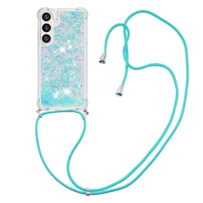 OEM - Mobilskal för Samsung Galaxy S26 Plus TPU med snodd - Blå