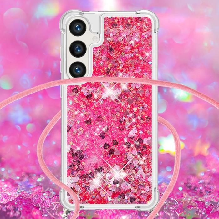 OEM - Mobilskal för Samsung Galaxy S26 Plus TPU med snodd - Rosa