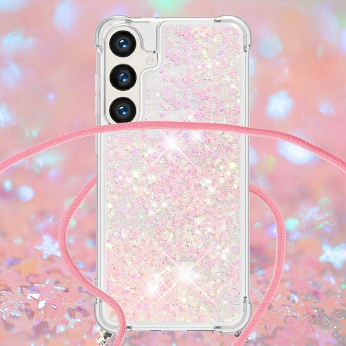 OEM - Mobilskal för Samsung Galaxy S26 Plus TPU med snodd - Rosa