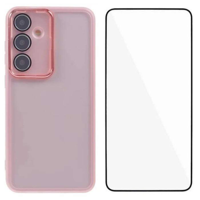 WANLONFENG - WANLONFENG Mobilskal för Samsung Galaxy S26 Plus TPU - Rosa