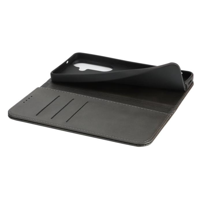 OEM - Mobilskal för Samsung Galaxy S26 Konstläder Magnetisk - Svart