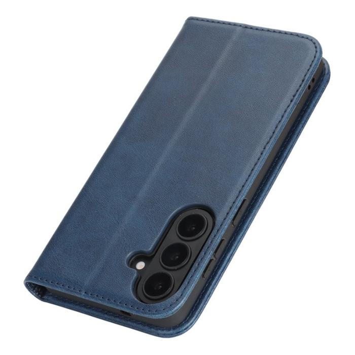OEM - Mobilskal för Samsung Galaxy S26 Konstläder Magnetiskt - Mörkblå
