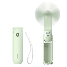 Jisulife - Jisulife Bärbar USB Handfläkt med Powerbank 4500 mAh Life8 Plus - Grön