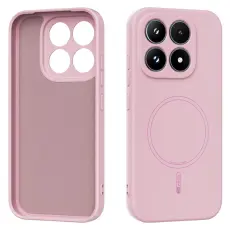 ABEEL - ABEEL Mobilskal till Xiaomi 17 MagSafe Kompatibel Silikon - Rosa