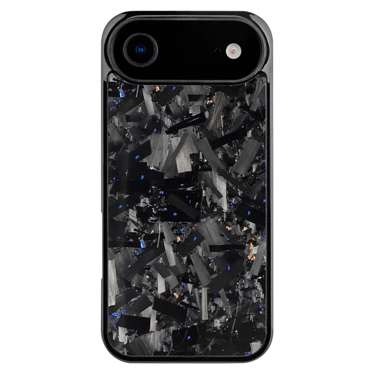 iPhone Air Mobilskal MagSafe Aramid Fiber Large Texture - Blå / Guld | 2353 | AlltMobil