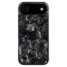 A-One Brand - iPhone Air Mobilskal MagSafe Aramid Fiber Large Texture - Blå / Guld